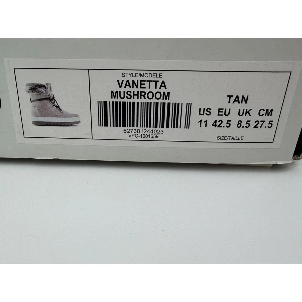 Women's Size 11 - Cougar Women's Waterproof Boots Vanetta Mushroom
